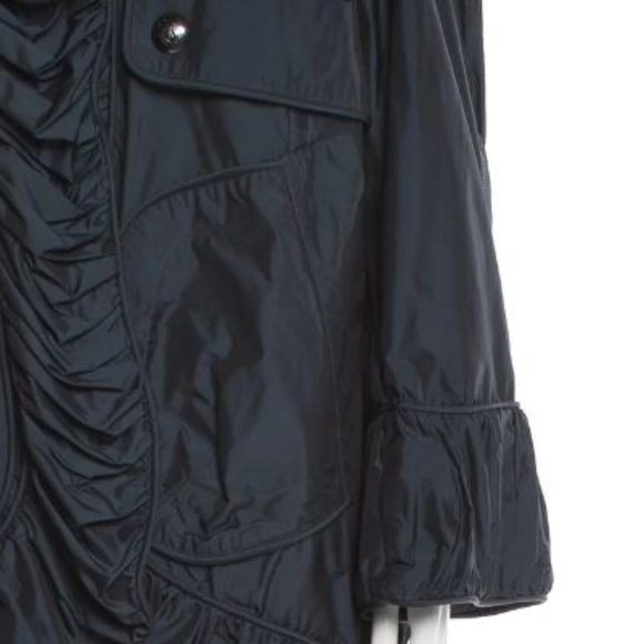 BURBERRY - AS SEEN ON THE 2007 RUNWAY COLLECTION, LONG SLEEVE JACKET WITH RUFFLE - Picture 6 of 16